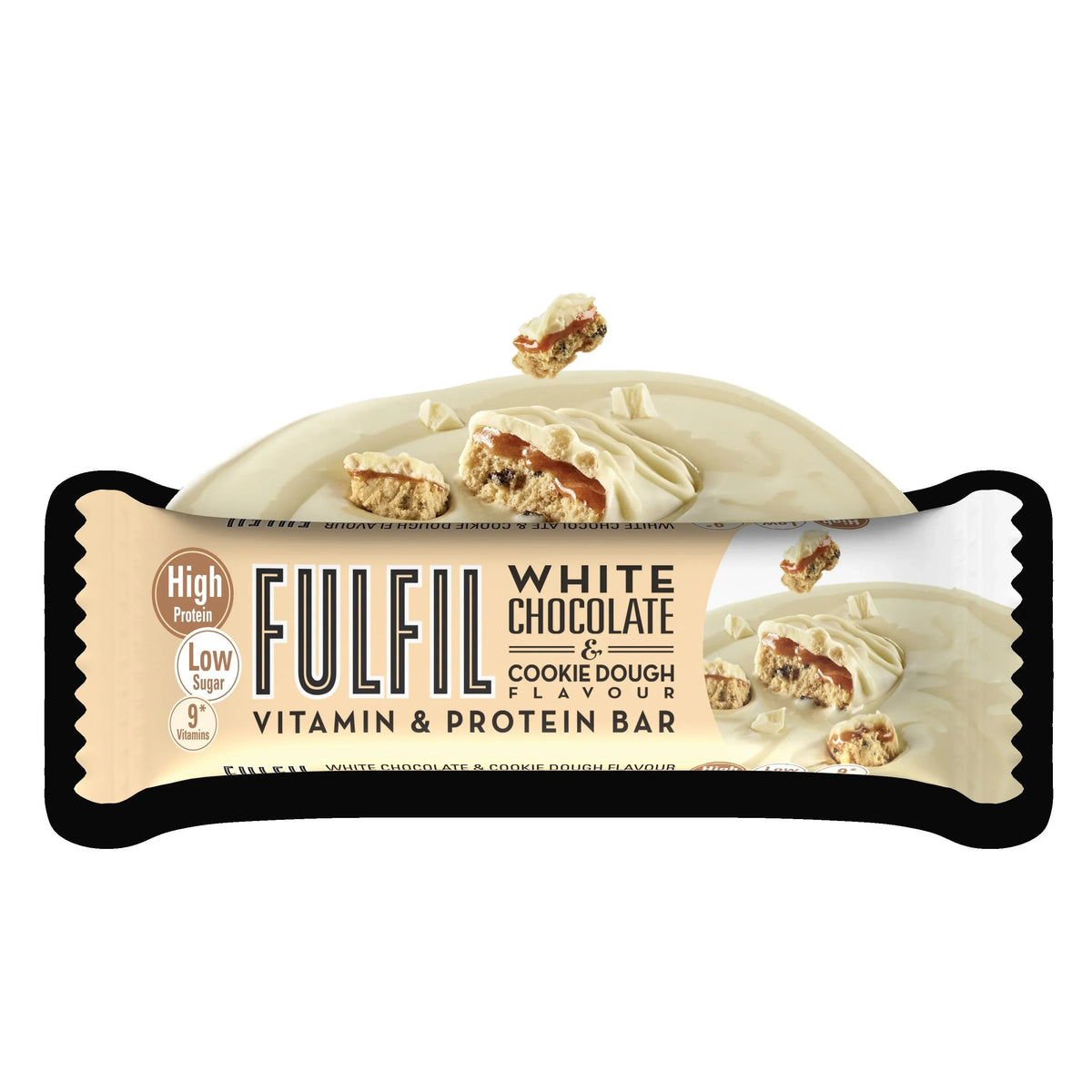 Fulfil White Chocolate And Cookie Dough Vitamin and Protein Bar - 55G 15 x 55G