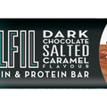 Fulfil Dark Chocolate Salted Caramel Flavour - Vitamin & Protein Bar, Low Sugar, High Protein, 150 Calories With 9 Vitamins