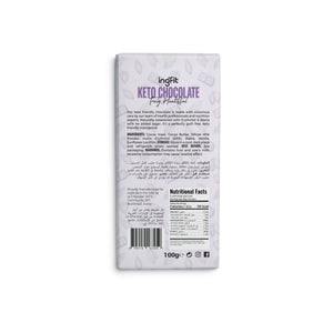 Ingfit Premium Sugar Free Milk Chocolate 100g