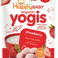 HappyBABY Organic Gluten Free Yogis - Strawberry 28g