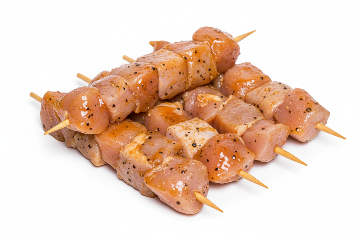 5 Skewers Marinated Chicken Breast with Zaatar 500g