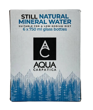 Aqua Carpatica Still Glass bottle Natural Mineral Water