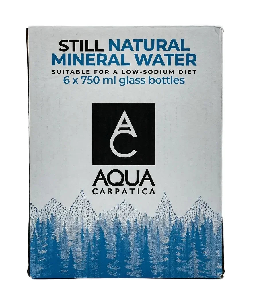Aqua Carpatica Still Glass bottle Natural Mineral Water