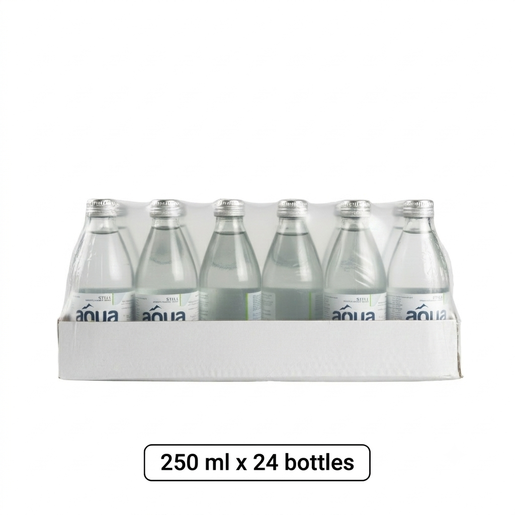 Aqua Viva Still Natural Mineral Water Glass bottle x 24
