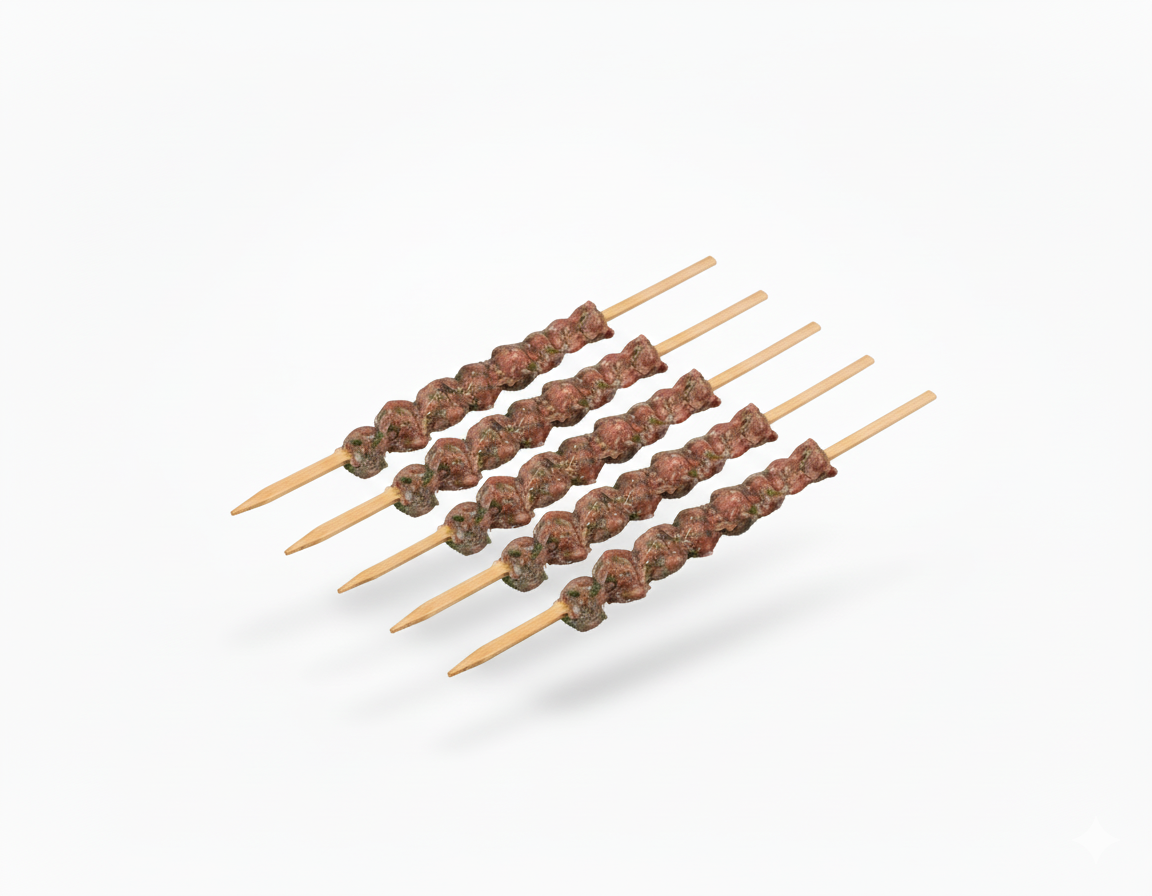 5 Skewers Lamb Kebab 500g
