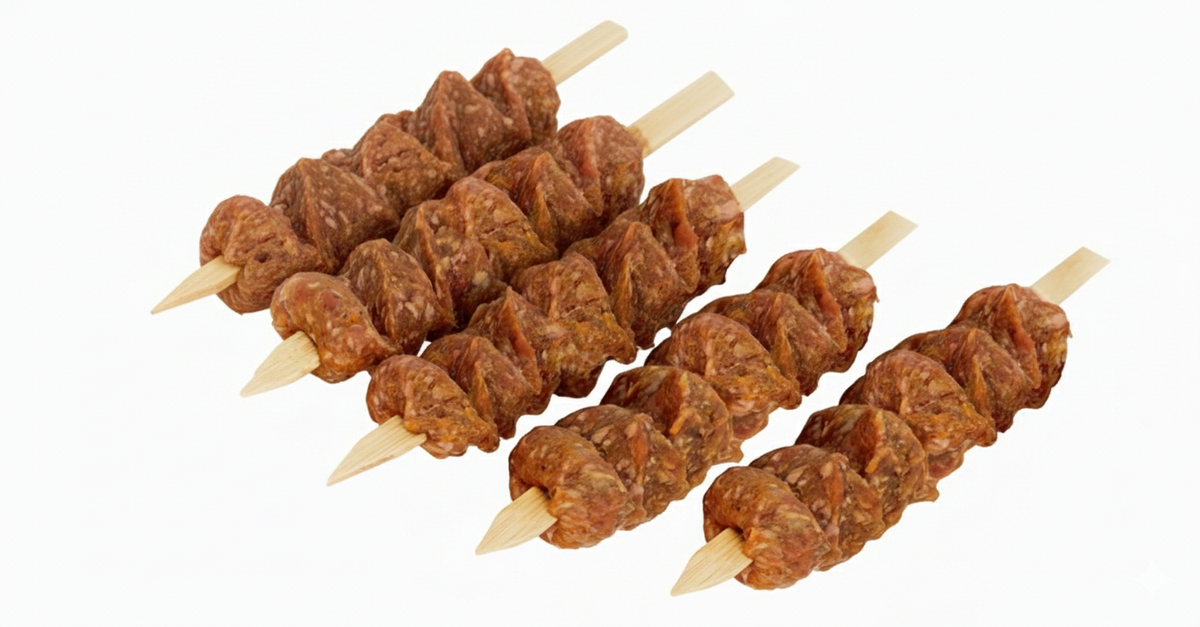 Lamb Kebab With Pistachio - 5 Skewers, 500 g