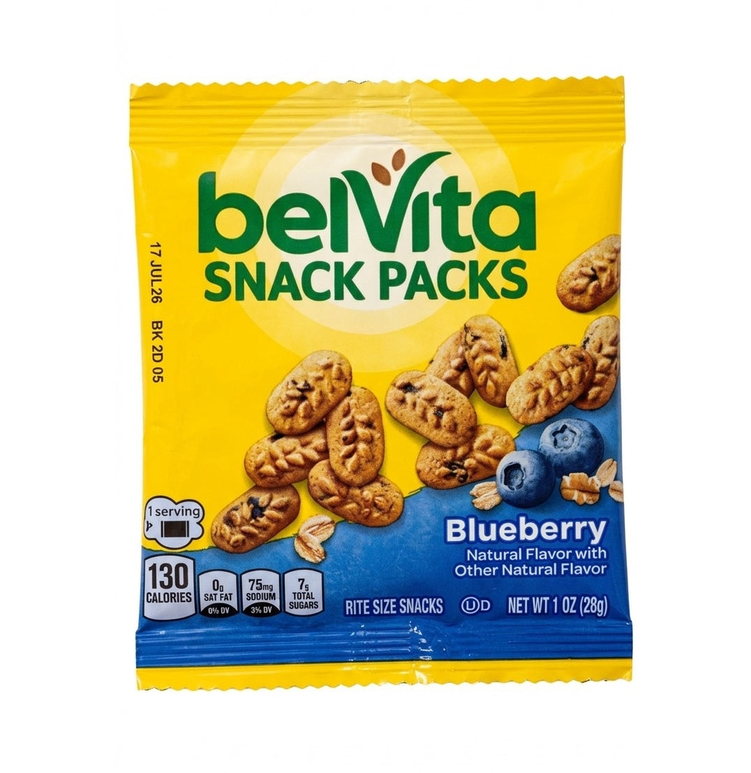 Belvita Bites Breakfast Biscuits - Blueberry Flavor 28g