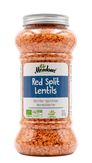 Meadows Organic Red Split Lentil 500g