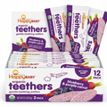 HappyBABY Organic Teethers 4g, Blueberry & Purple Carrot - Pack of 12