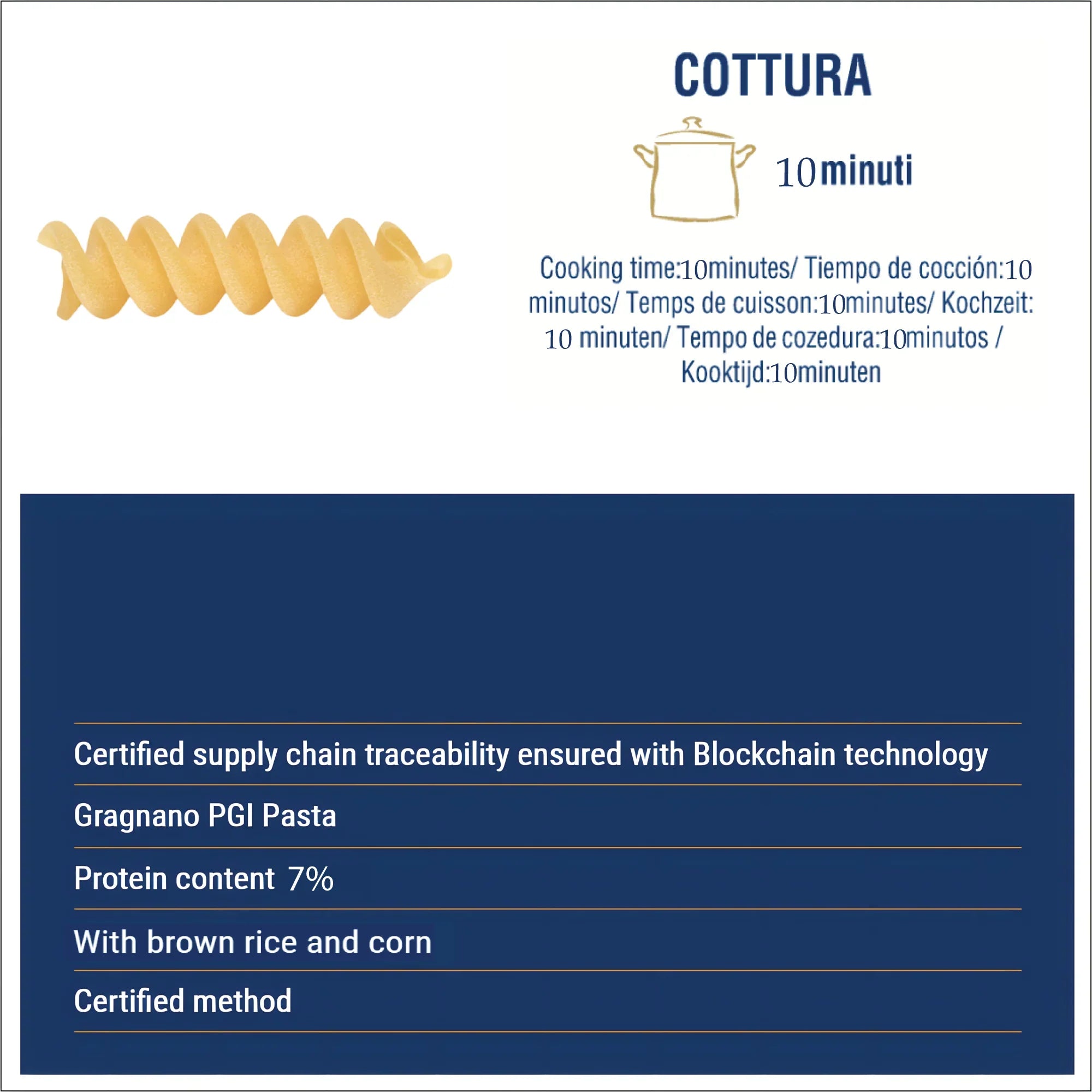 Liguori gluten Free Fusilli Pasta 400g