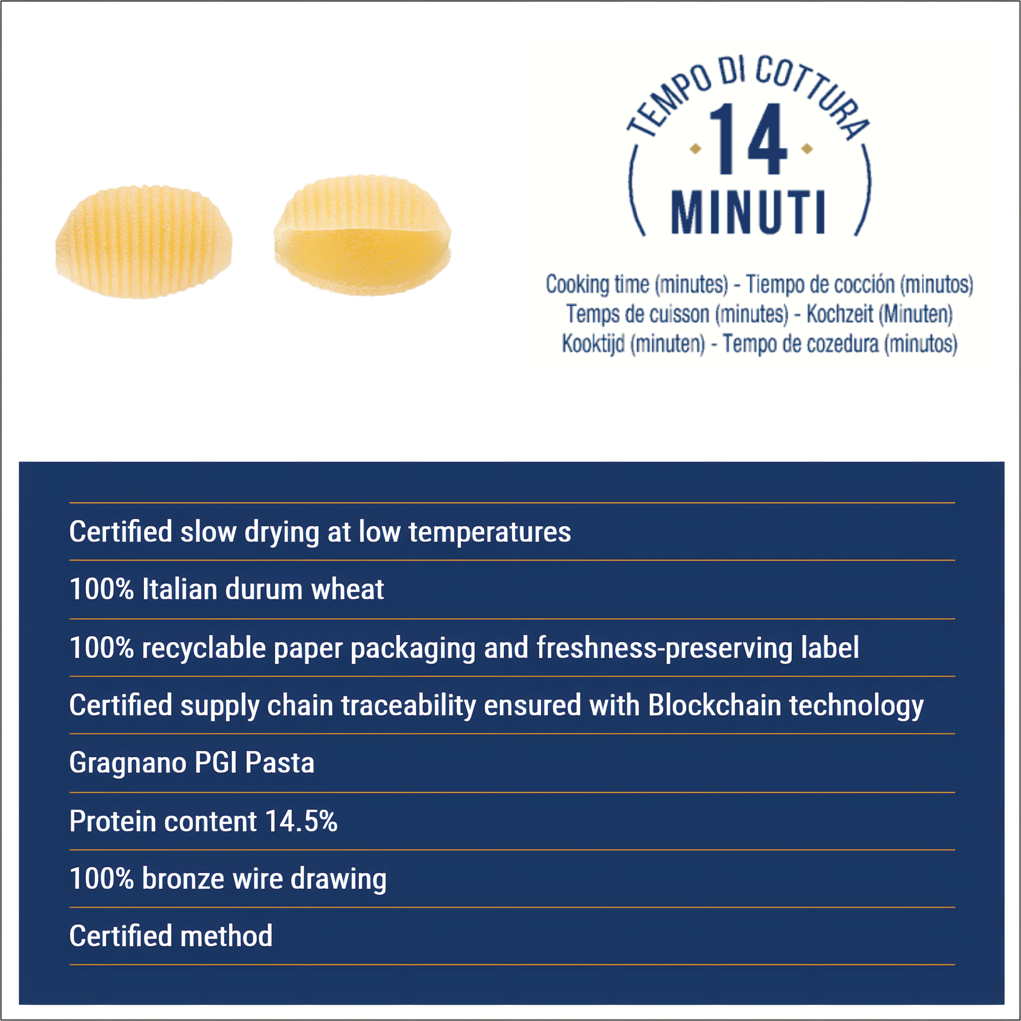 Liguori I.G.P Sardinian gnocchi Pasta 500g