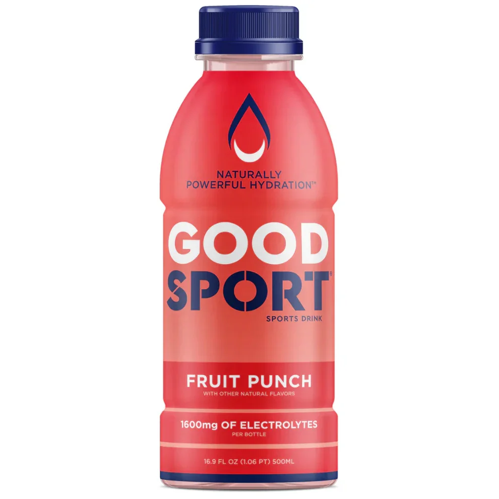 GoodSport Fruit Punch sports drink bottle, 500ml, plant-based hydration, iPlantBased UAE