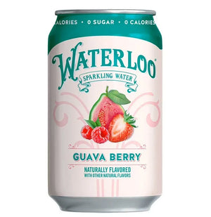 Waterloo Sparkling Water, Guava Berry 355ml