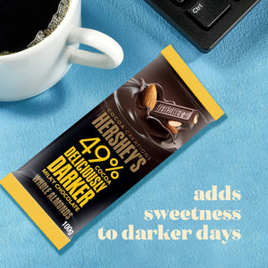 Hershey's 49% Darker Milk Chocolate with Almond Bar - 100gm