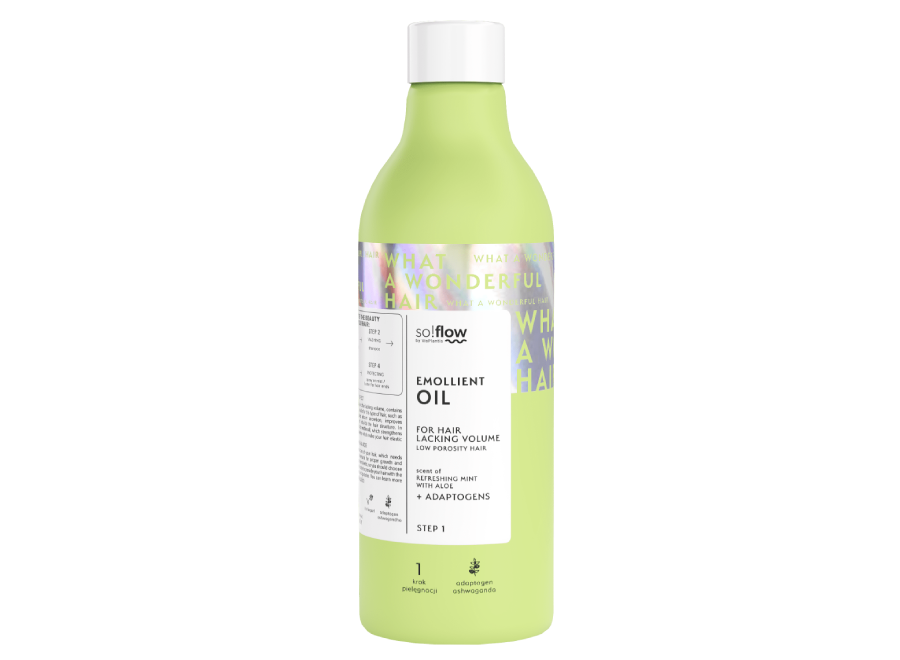 Emollient Oil for Hair Lacking Volume Low Porosity Hair