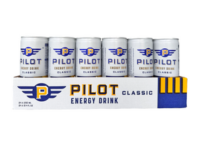 Pilot Classic Energy Drink with Vitamin B12,B2,B3,B5, B6 - (250 ml) Pack of 24