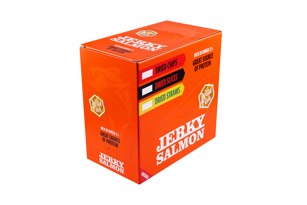 Wild Fish Pink Salmon Dried Chips Sea Salt
