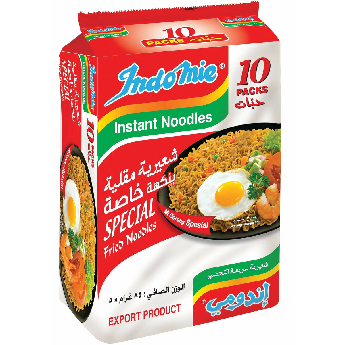 Indomie Special Instant Fried Noodles with Seasoning Powder and Sauce - 85g Pack of 40