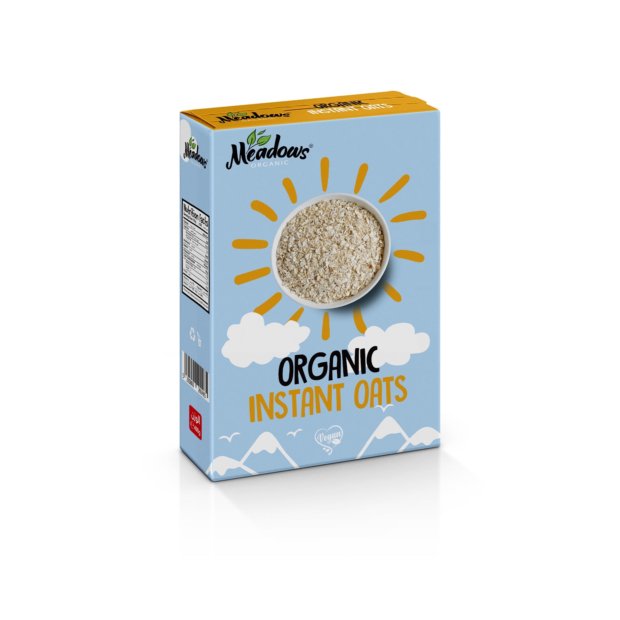 Meadows Organic Instant Oats 400g