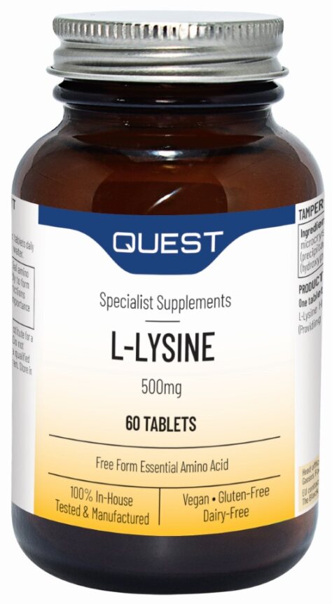 L-Lysine 500mg – 60 TABLETS supplement