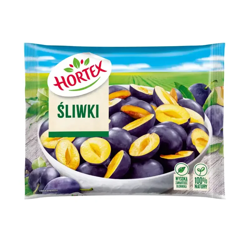 Frozen Hortex Plums 450g