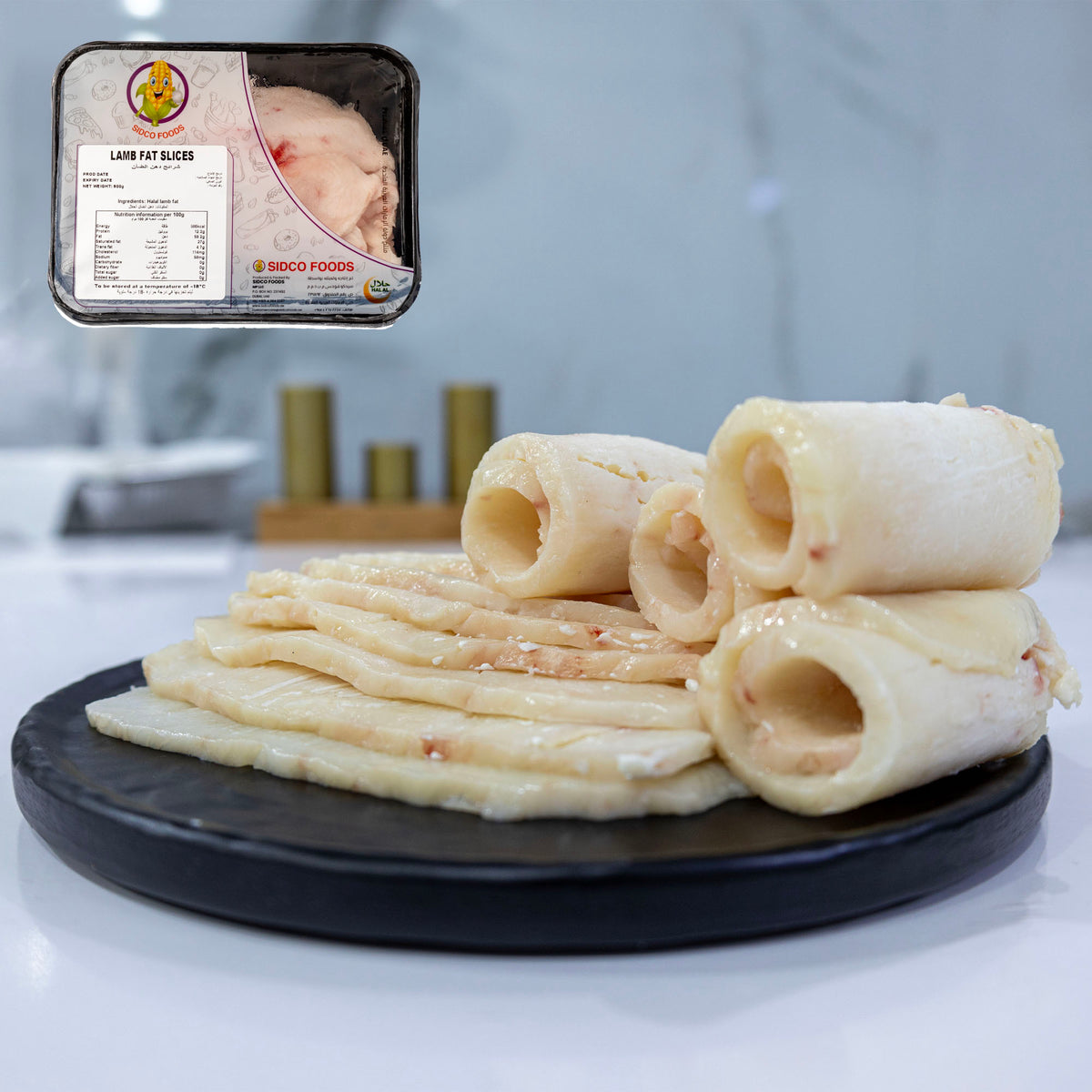 Frozen Lamb Fat Slice 500g