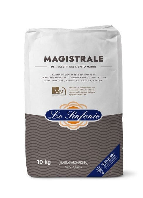 Le Sinfonie Magistrale Farina 00 Italian Flour 10Kg, Ideal for Long-Rising Baked Products