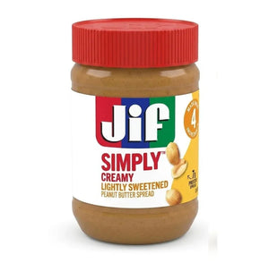 Jif Simply Creamy Lightly Sweetened Peanut Butter Spread 425g