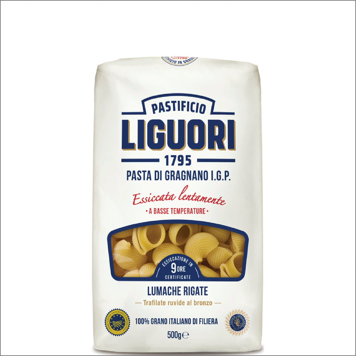 Liguori Lumache Rigate I.G.P Pasta 500 g