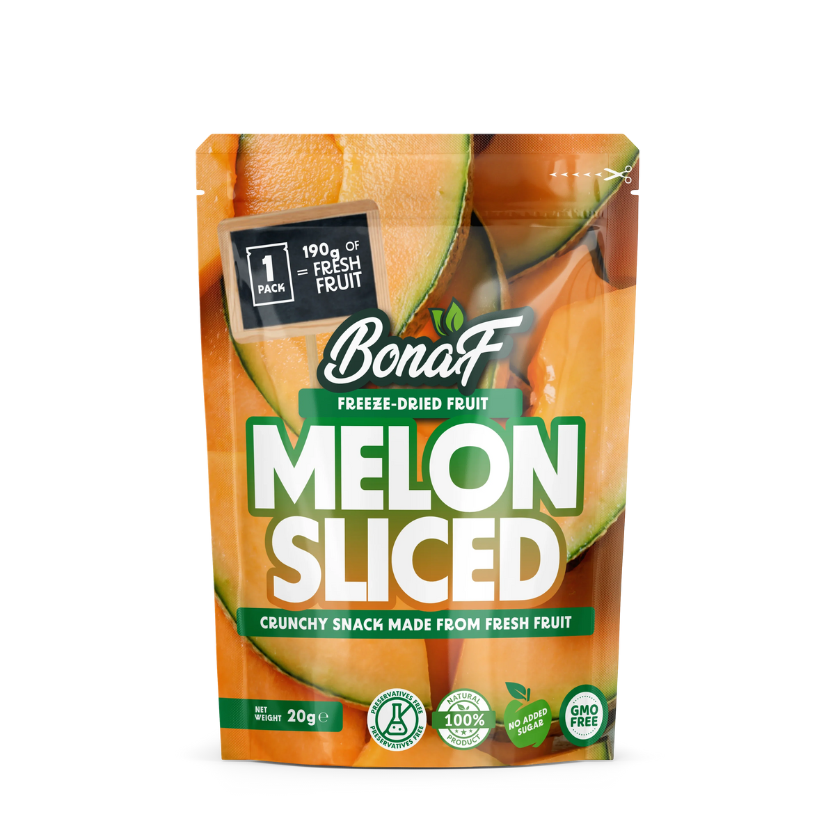 Freeze Dried Melon Sliced 20g