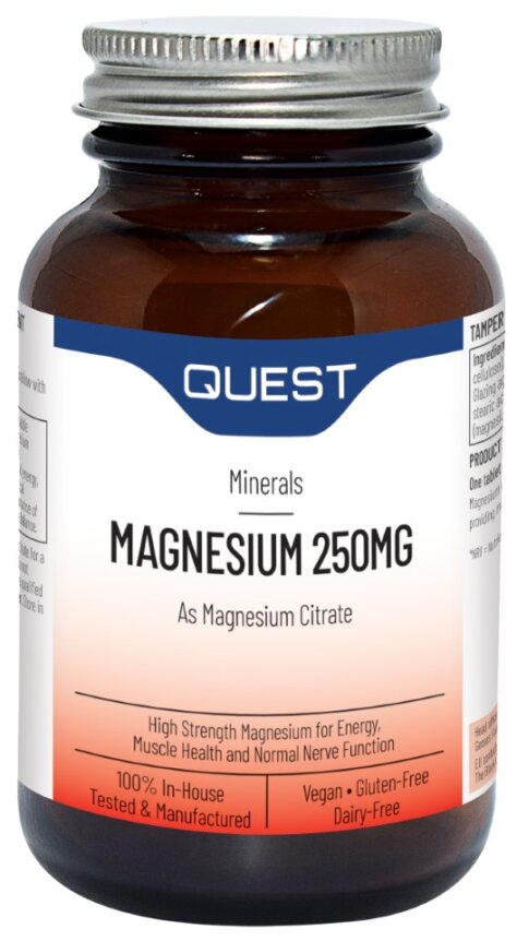 Magnesium 250mg 60 Tablets supplement