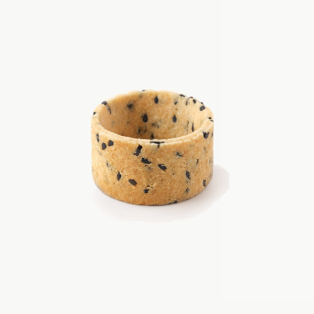 Masdeu Straight-Edge Mini Tartlet, Sesame 38 mm, 192pcs