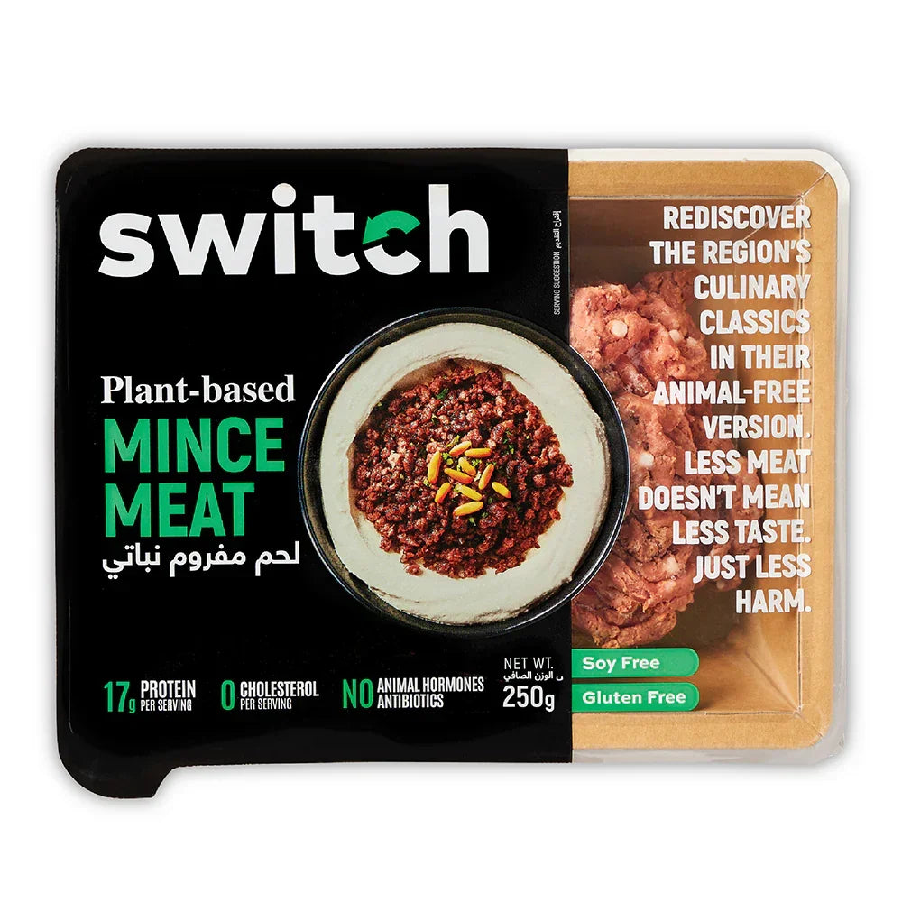 Packaged plant-based mince meat