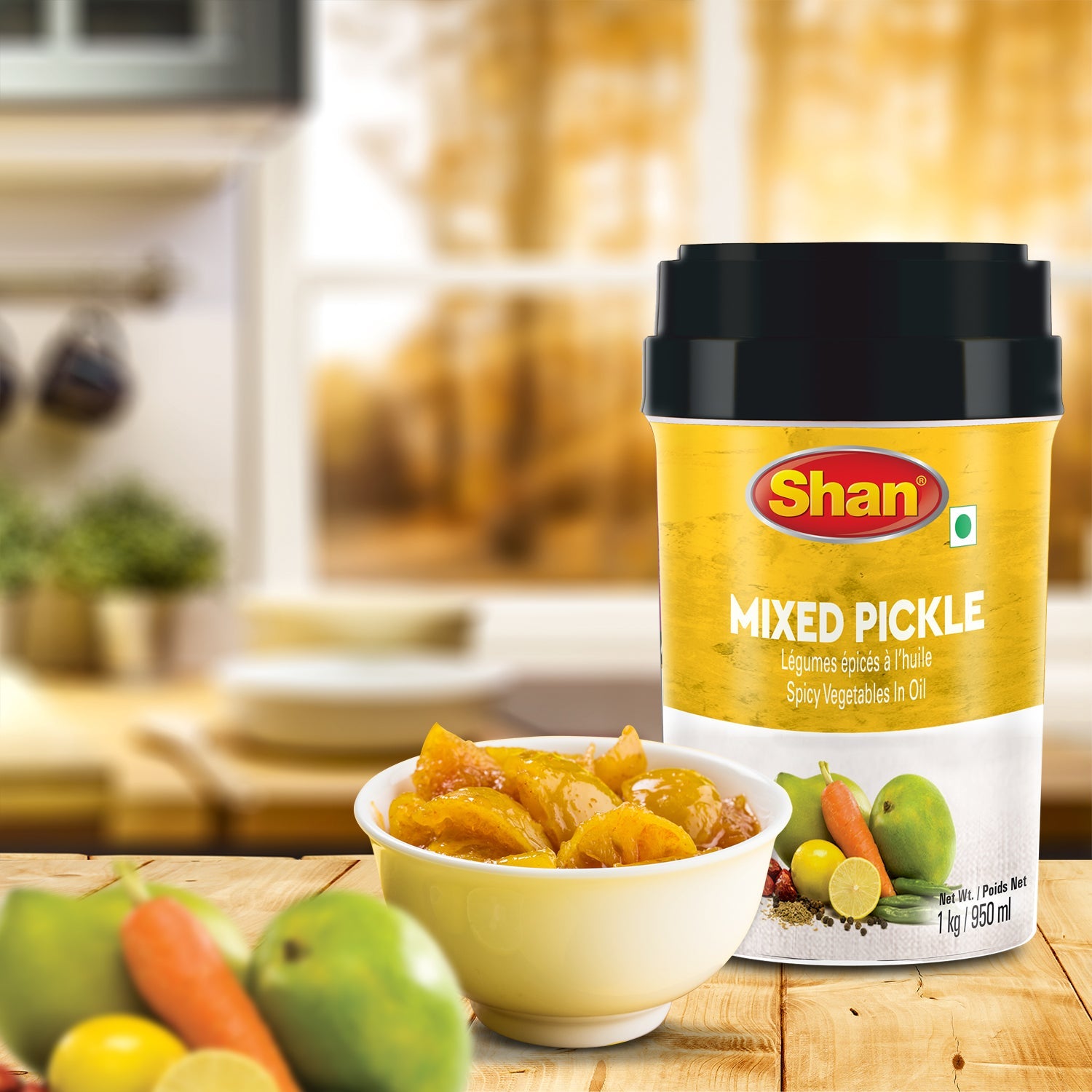 Shan Mixed Pickle 1kg – Vegan Sauces & Condiments online UAE
