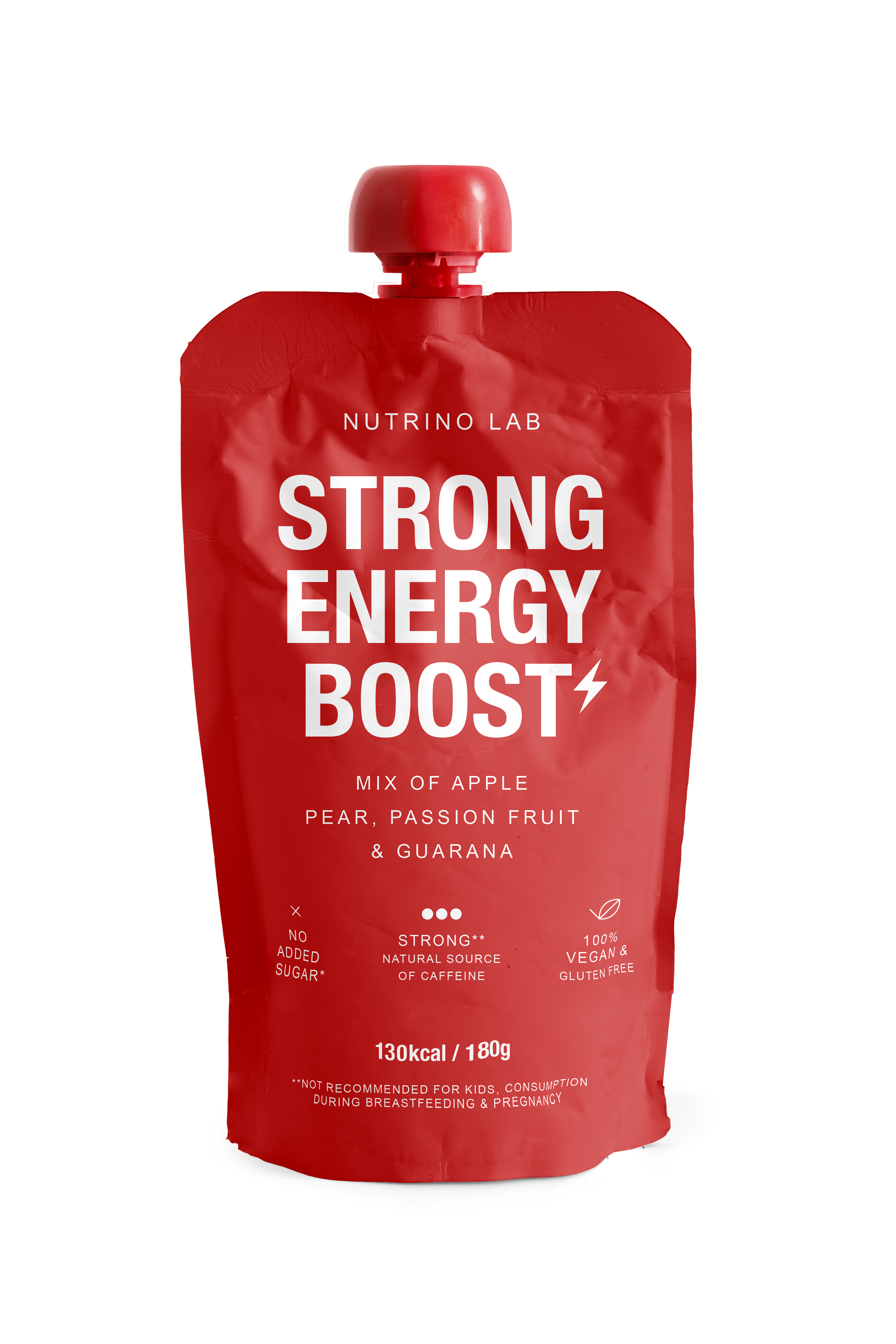 Nutrino Lab Strong Energy Boost – Apple, Pear, Passion Fruit & Guarana 180g