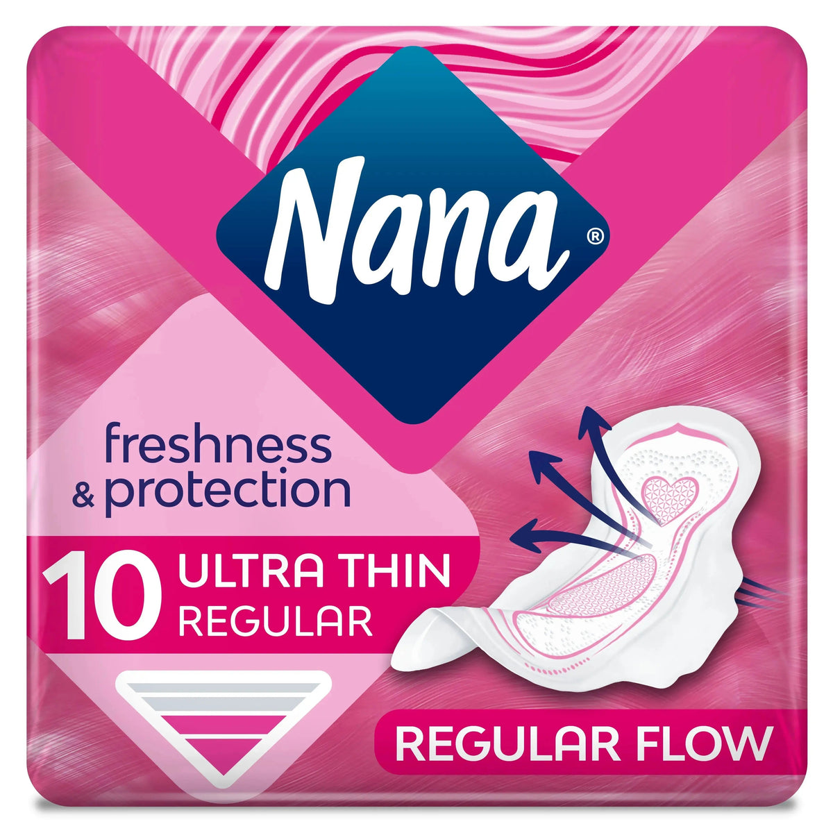 Nana Ultra Thin Regular Wings (10pcs)(2+1)