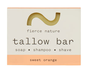 Fierce Nature Multi-Use Tallow Bar (Scented) 80g