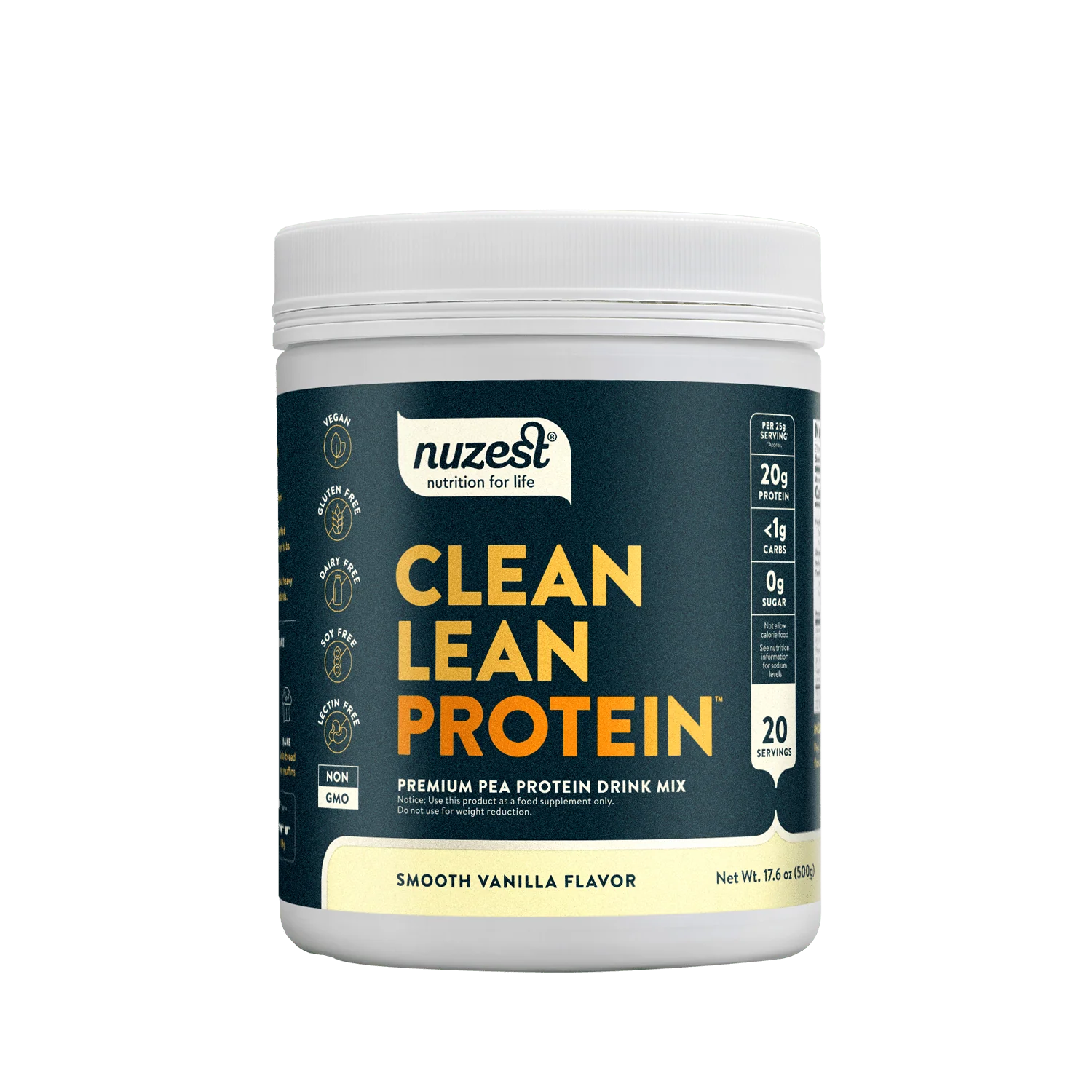 NuzestCleanLeanProteinSmoothVanilla_500g