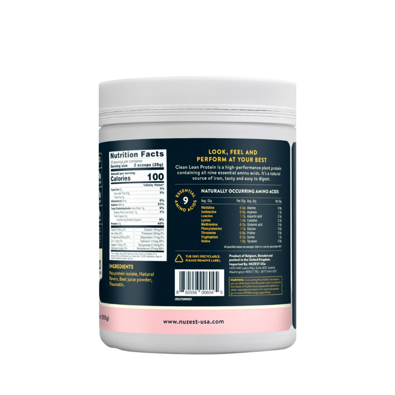 Nuzest Clean Lean Protein 500g Wild Strawberry