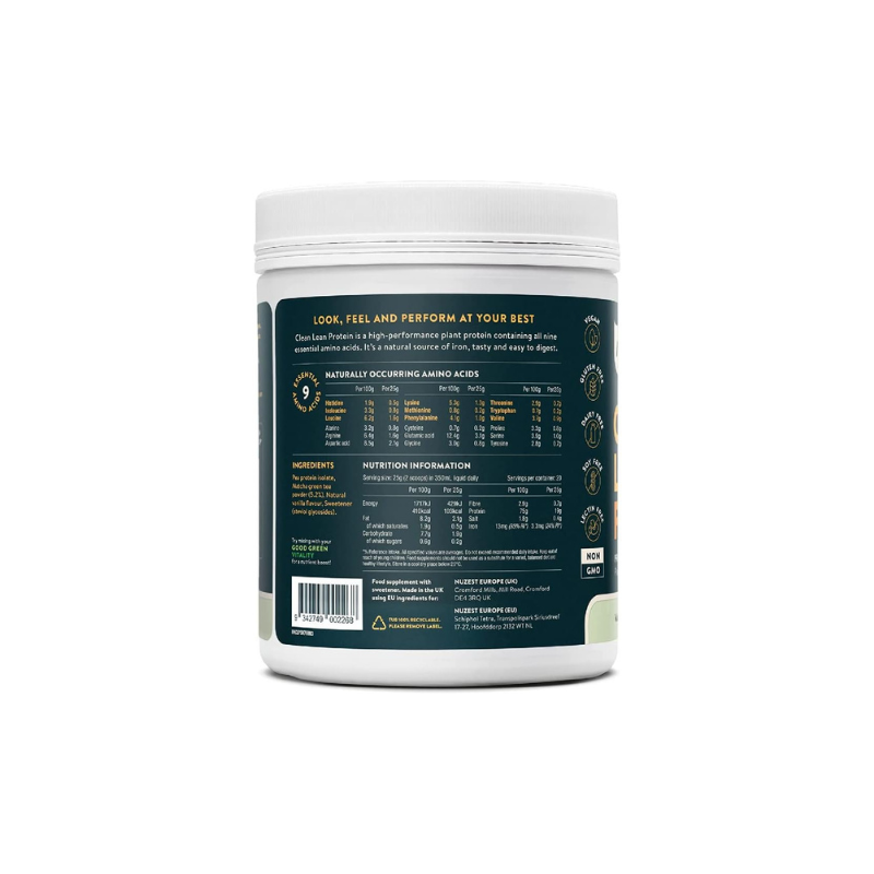 Nuzest Clean Lean Protein 500g Vanilla Matcha - Functional Flavour