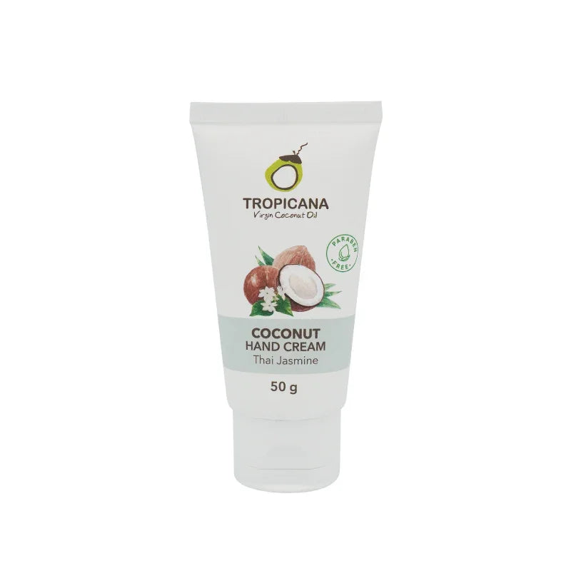 Organic Coconut HAND CREAM Thai Jasmine (Tropicana) - Image 1