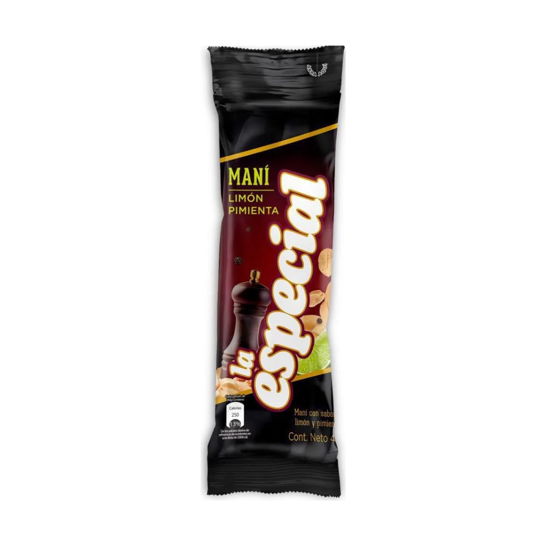 La Especial Lemon & Pepper Flavored Peanuts 40g