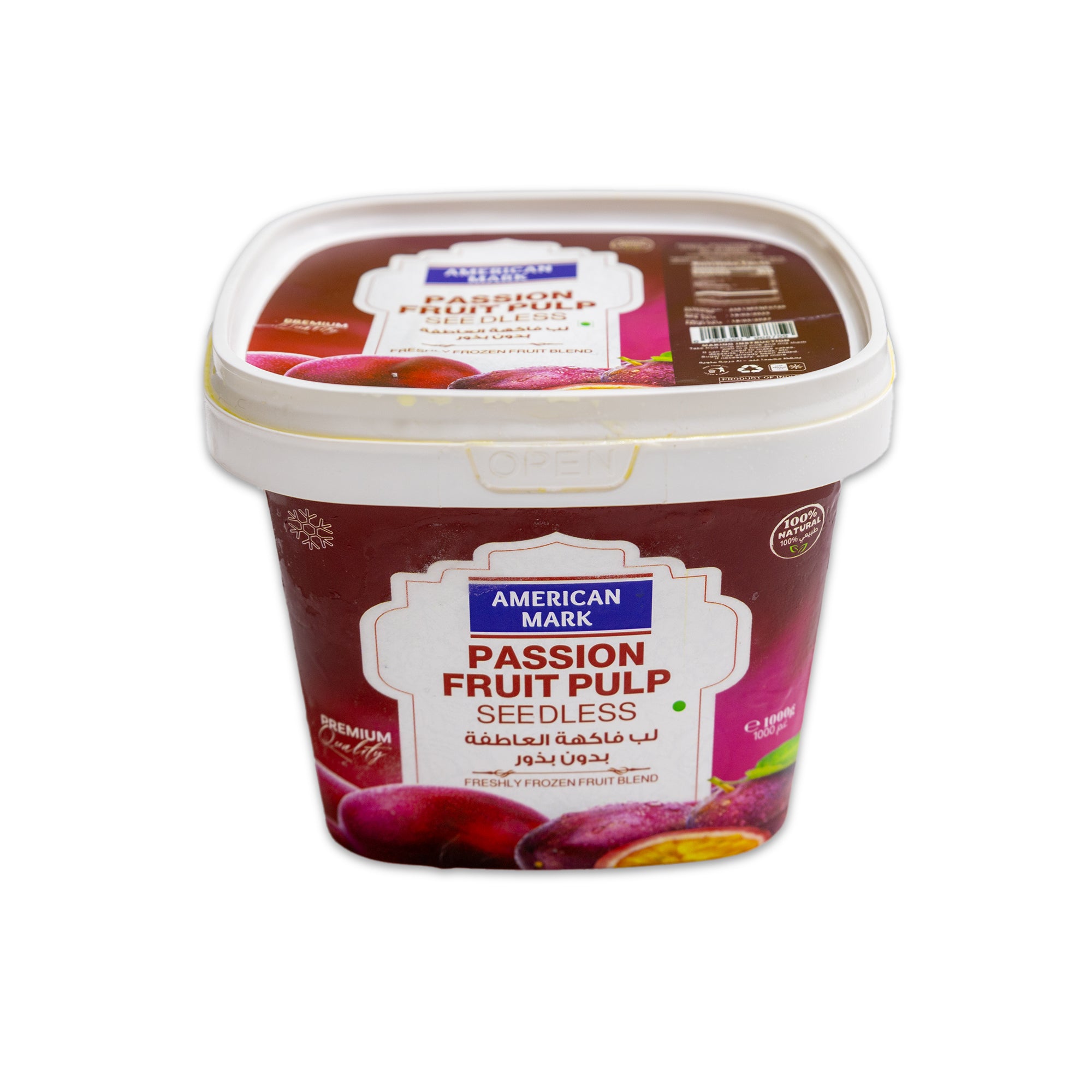 Passion Fruit Pulp Seedless 8x1kg