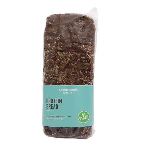 Vegan protein bread loaf with seeds, gluten-free, sold by iPlantBased store UAE