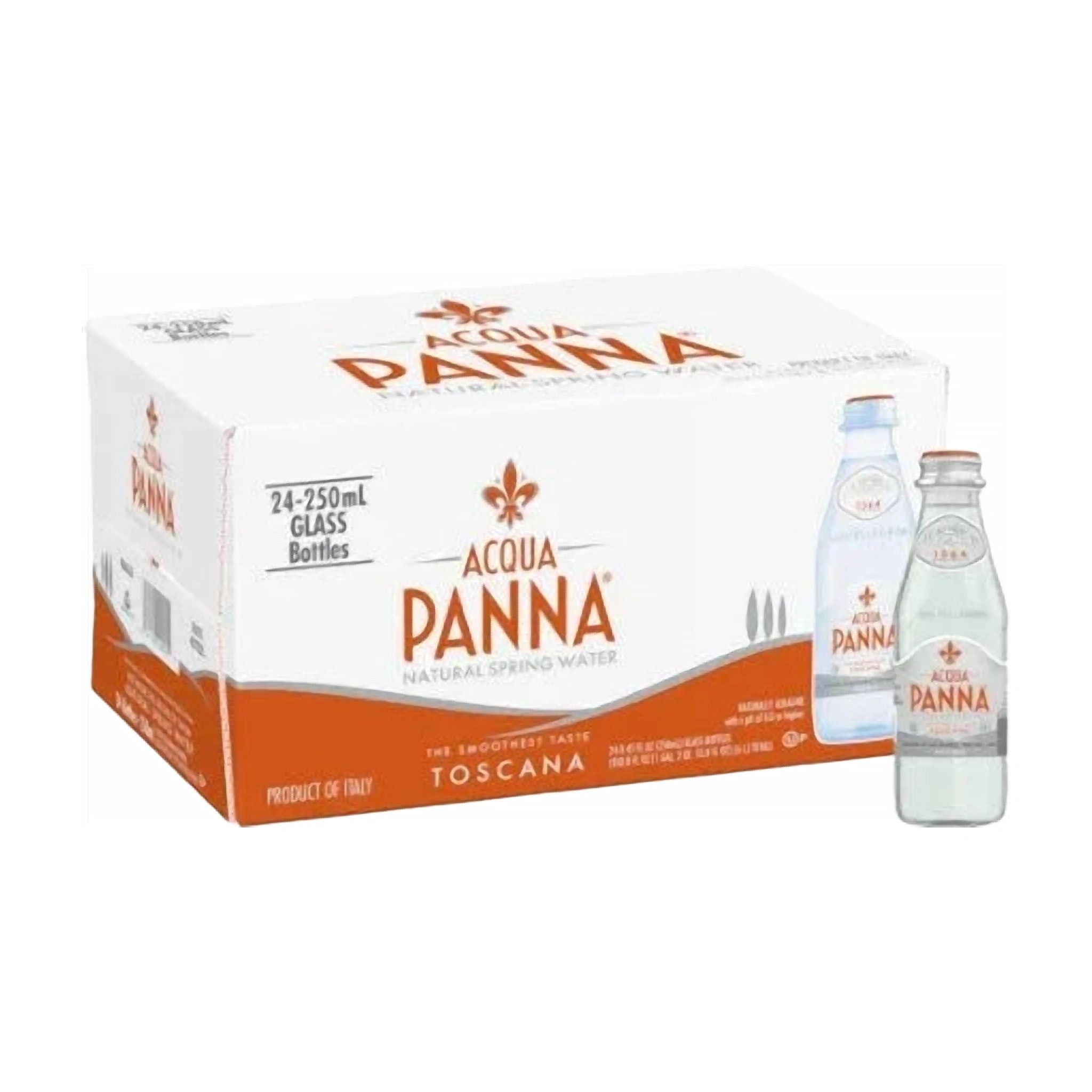 Acqua Panna Mineral Water in Glass Bottle 250ml (Pack of 24)
