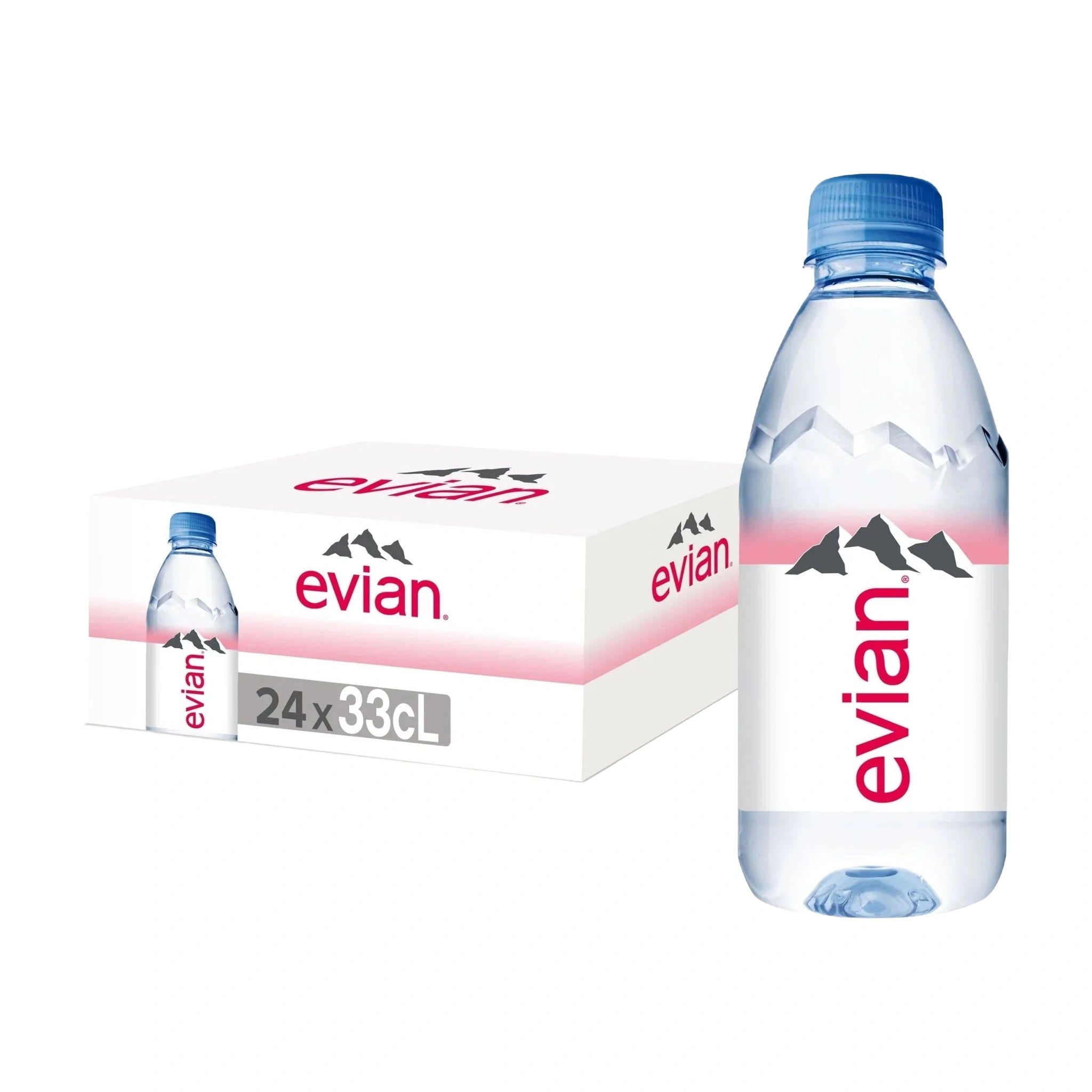 Evian Mineral Water 330ml x 24Pcs Case