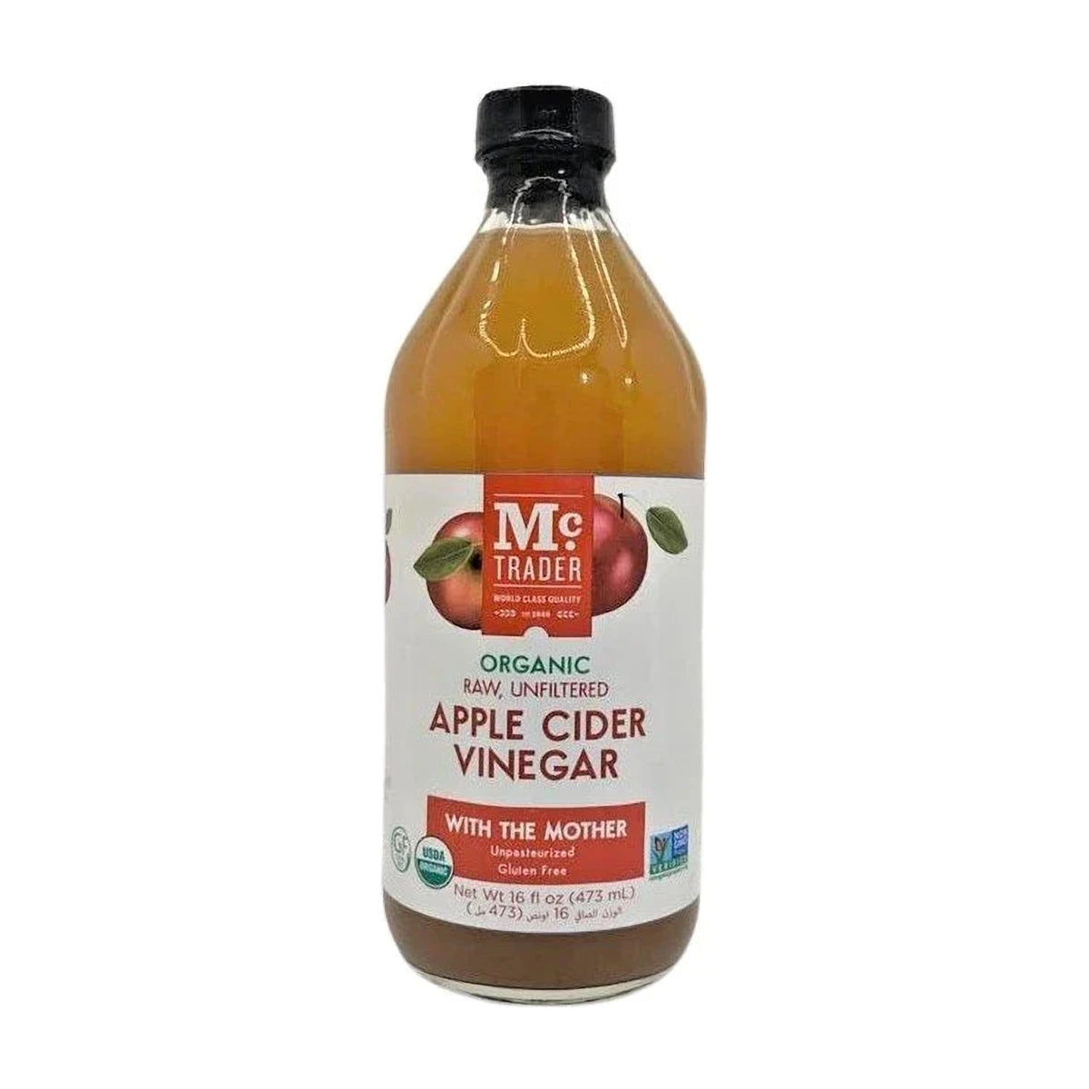 MC Trader Organic Apple Cider Vinegar 473ml | Welaza