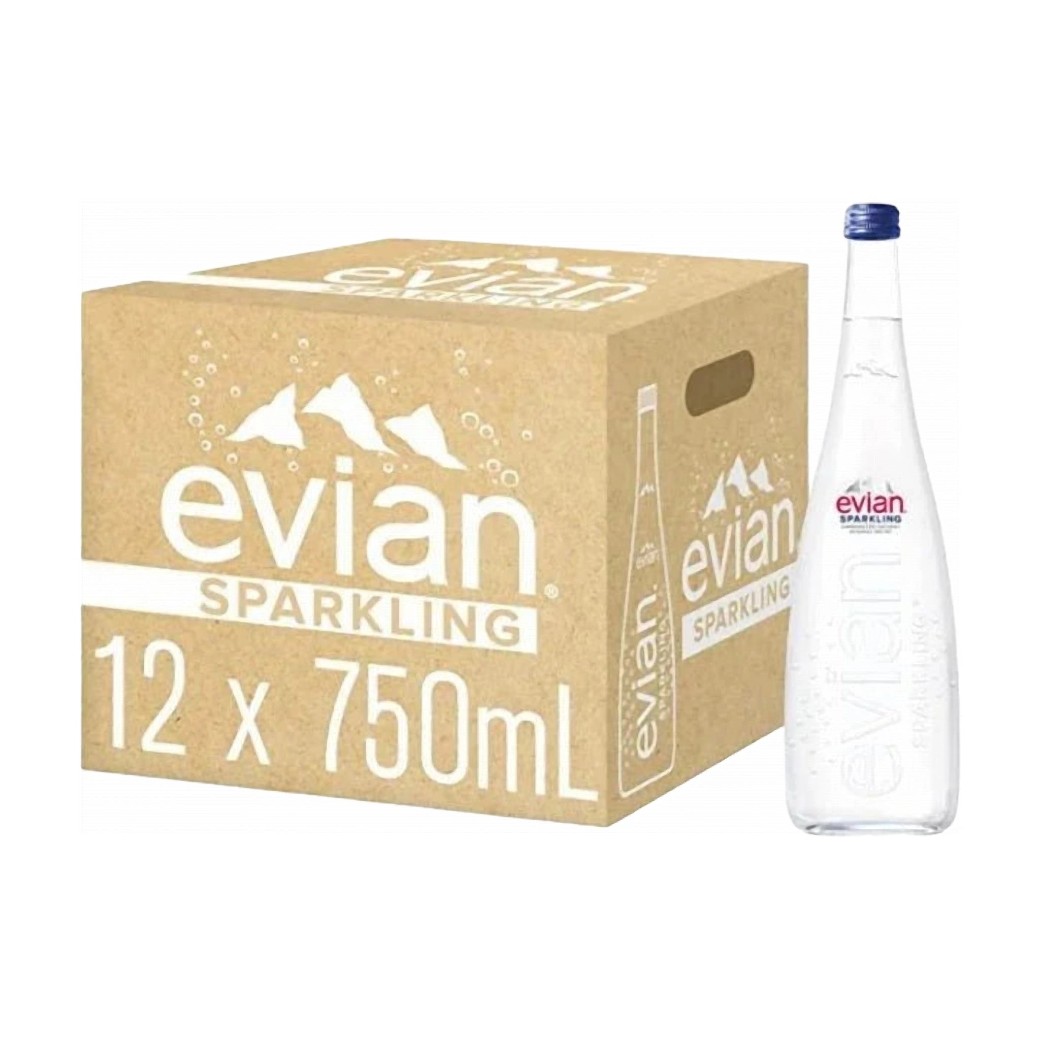 Evian Sparkling Water