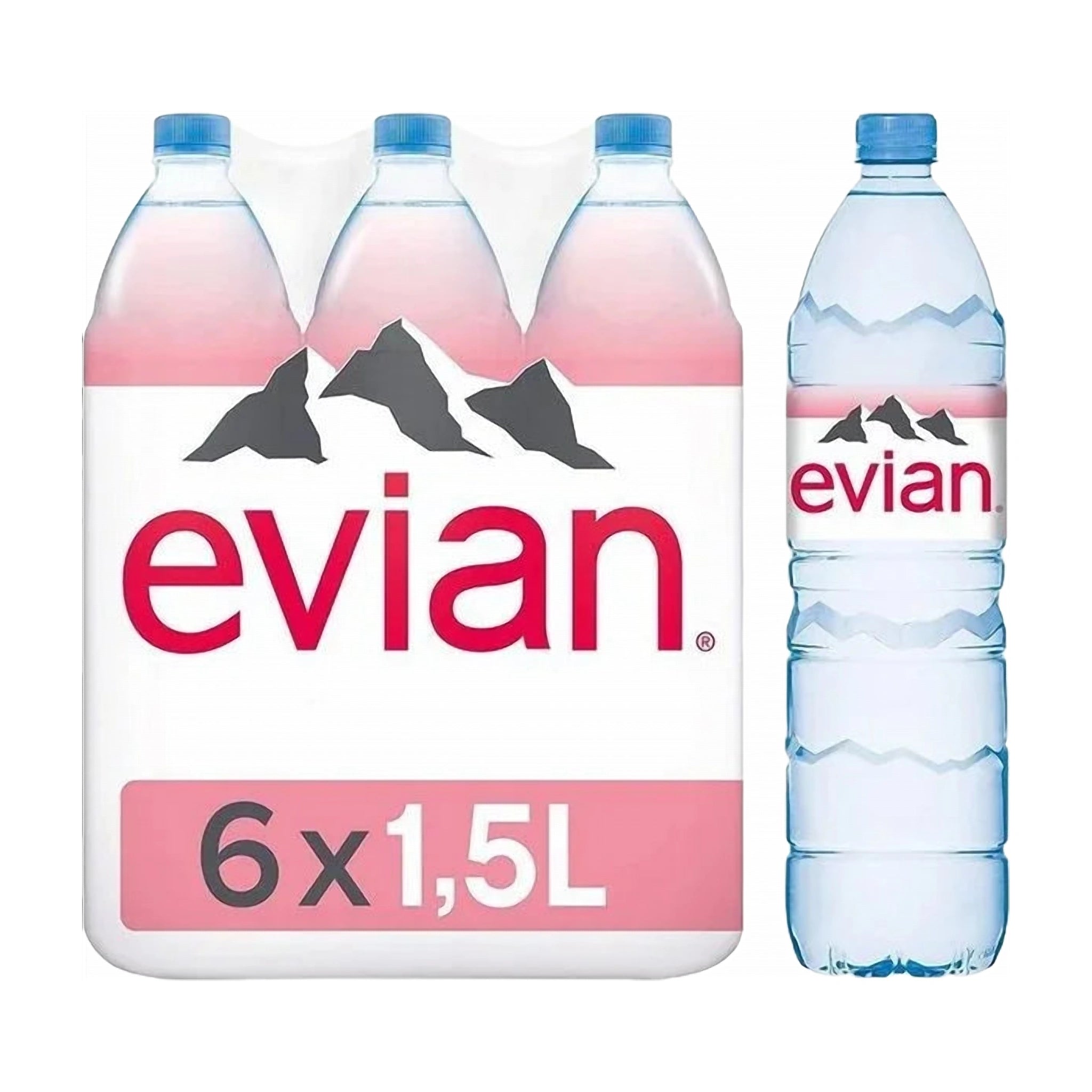 Evian Mineral Water 1.5L (4+2Free)