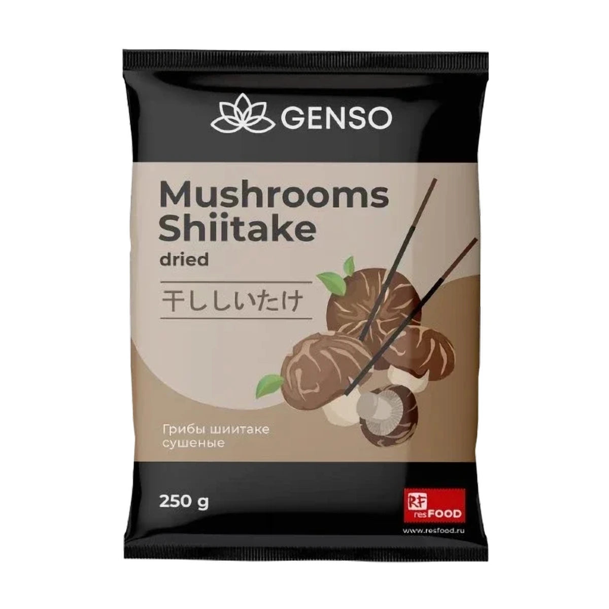 GENSO Dried Shiitake Mushrooms 250g | Welaza